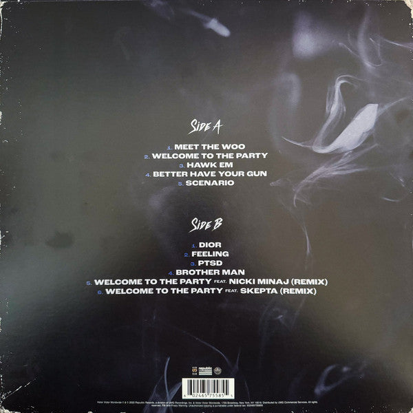 Pop Smoke : Meet The Woo V.1 Mixtape (LP, Mixtape, RE, Blu)