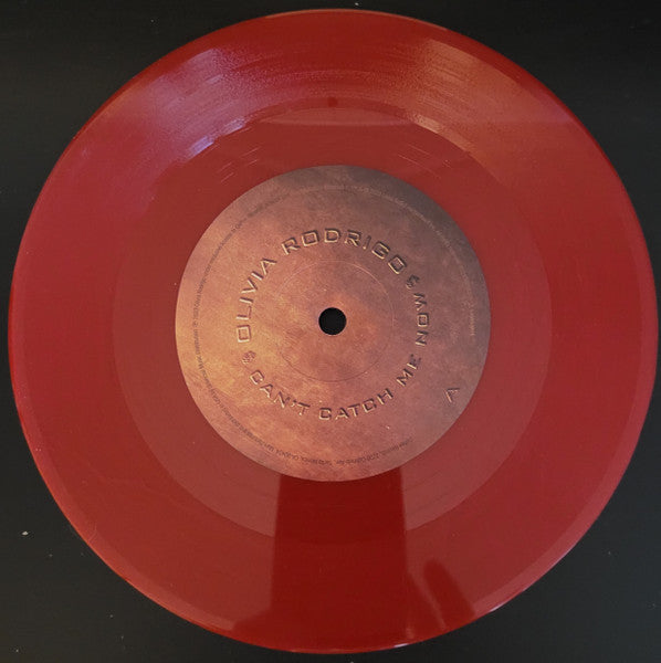 Olivia Rodrigo : Can't Catch Me Now (7", S/Sided, Single, Etch, Ltd, RE, RP, Mar)