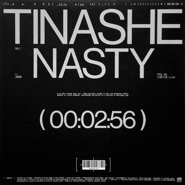 Tinashe (2) : Nasty (7", Single, Ltd, Blu)