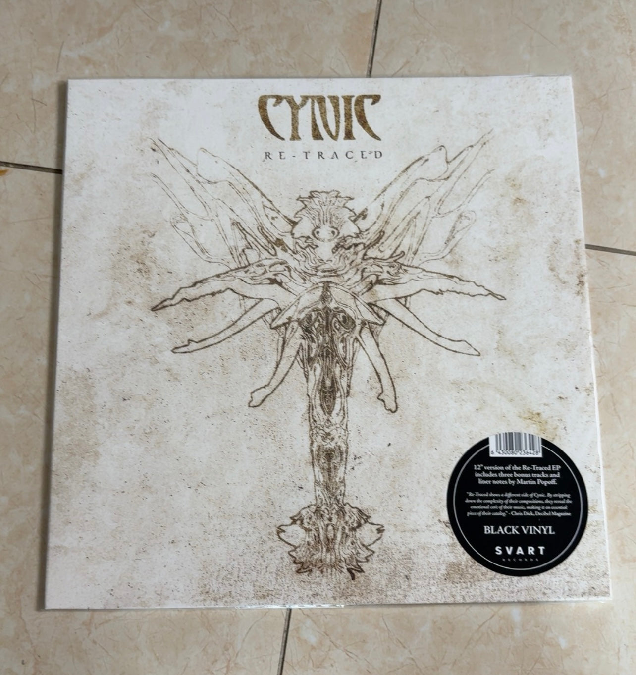 Cynic Retraced black vinyl LP