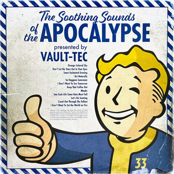 Various : The Soothing Sounds Of The Apocalypse (Presented By Vault-Tec) (LP, Comp, Blu)