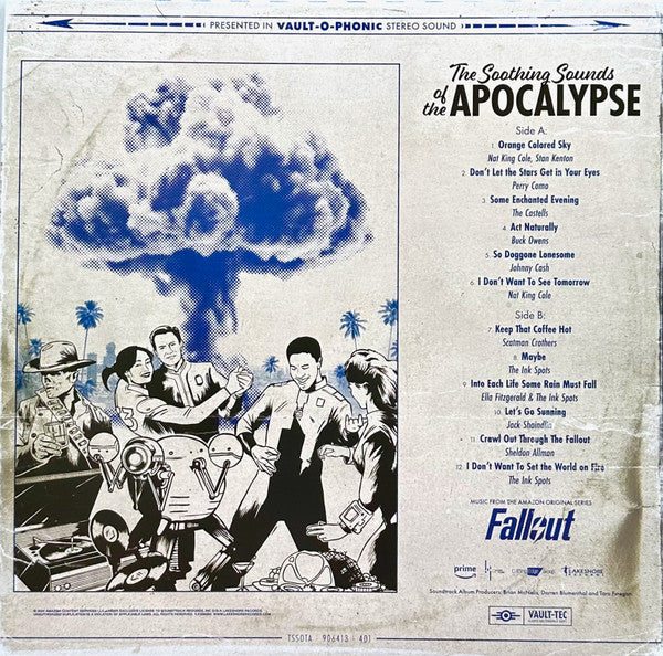 Various : The Soothing Sounds Of The Apocalypse (Presented By Vault-Tec) (LP, Comp, Blu)