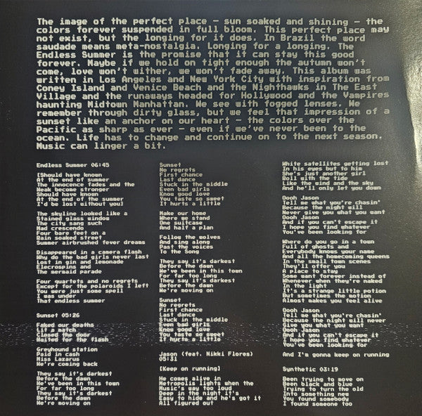 The Midnight (2) : Endless Summer (2xLP, Album, RE, RP, Pin)