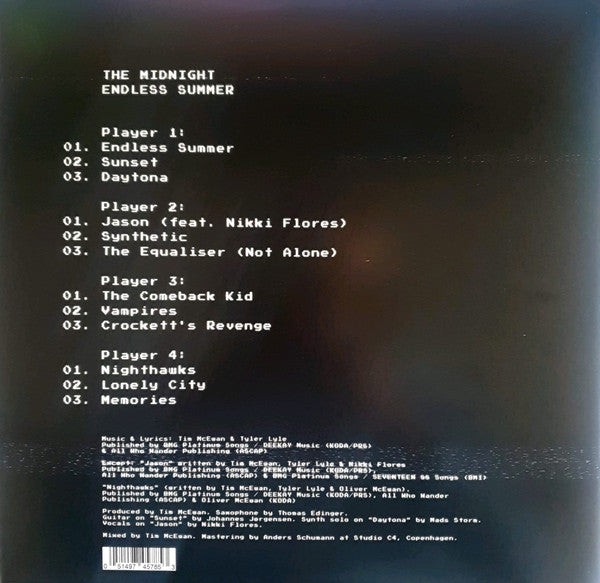 The Midnight (2) : Endless Summer (2xLP, Album, RE, RP, Pin)