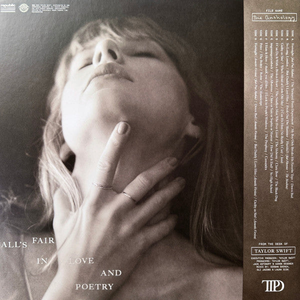 Taylor Swift : The Tortured Poets Department (The Anthology) (LP, Cle + LP, Gre + LP, Dar + LP, Gol + Album)