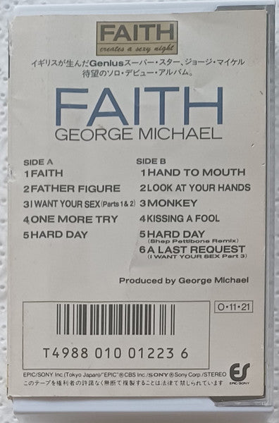 George Michael : Faith (Cass, Album)