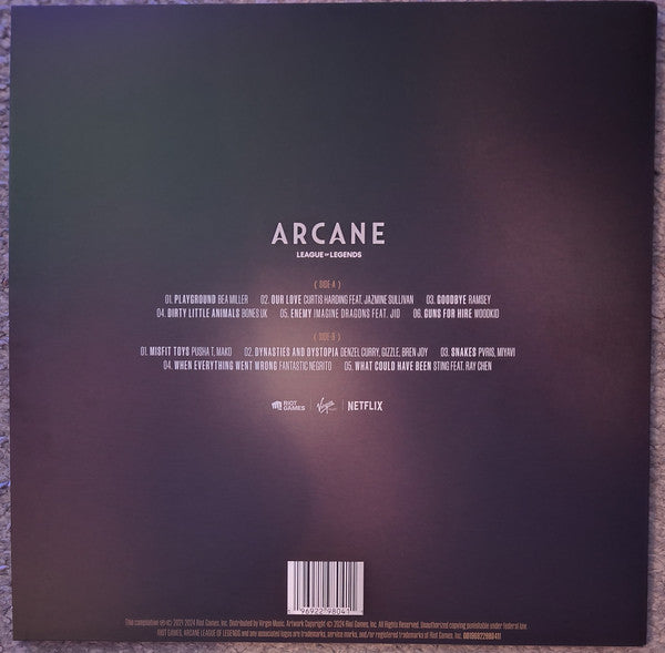 Various : Arcane Season 2 (Original Soundtrack): Season 1 and Season 2 Boxset (3xLP, Ltd, Sea)