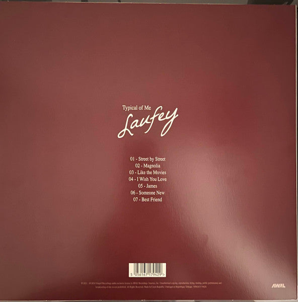 Laufey (2) : Typical Of Me (12", EP)