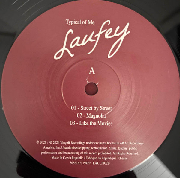 Laufey (2) : Typical Of Me (12", EP)