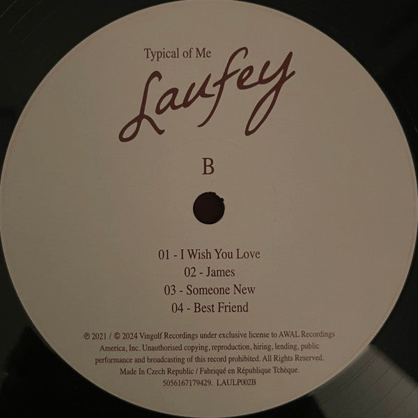 Laufey (2) : Typical Of Me (12", EP)