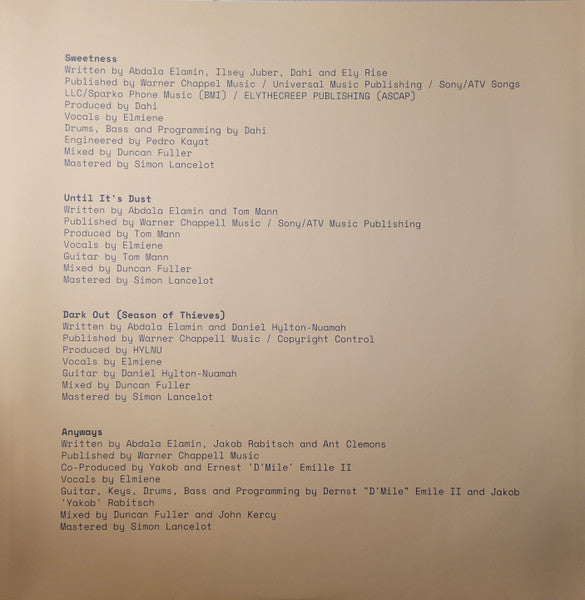 Elmiene : Anyway I Can (LP, Ltd, San)