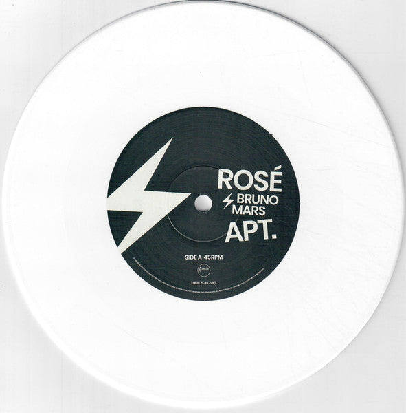 Rosé (2) ϟ Bruno Mars : Apt. (7", S/Sided, Single, Ltd, Whi)