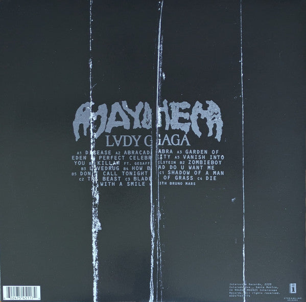 Lady Gaga : Mayhem (LP + LP, S/Sided, Etch + Album, Blu)