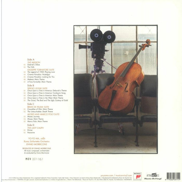 Yo-Yo Ma, Ennio Morricone : Yo-Yo Ma Plays Ennio Morricone (2xLP, Album, Ltd, RE, Tra)