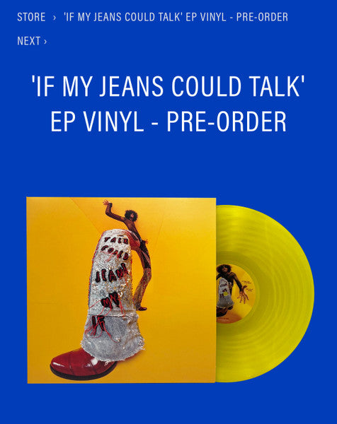 Kyle Dion : If My Jeans Could Talk (LP, Yel)