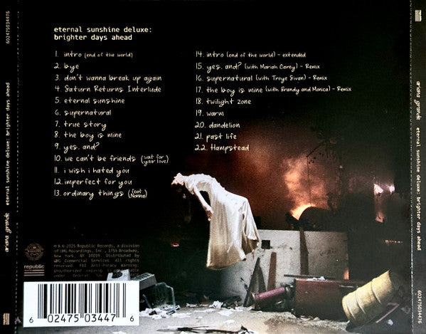 Ariana Grande : Eternal Sunshine Deluxe: Brighter Days Ahead (CD, Album, Dlx, Alt)