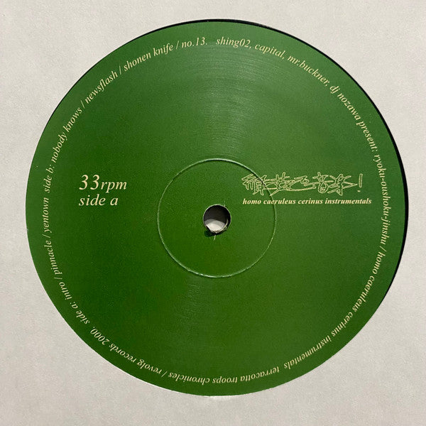 Shing02 : 緑黄色音楽 (Homo Caeruleus Cerinus Instrumentals) (2xLP, Album)