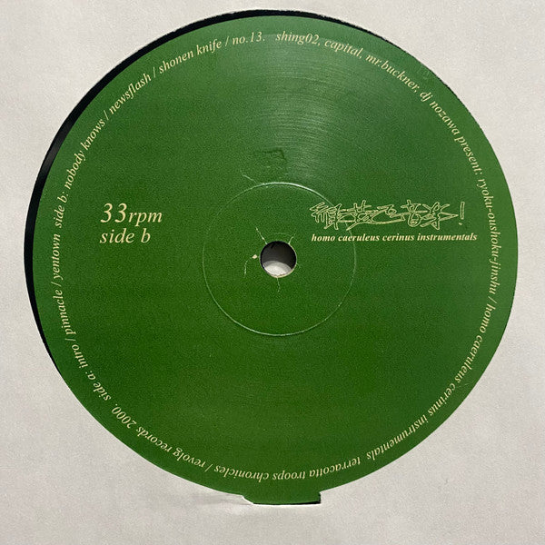 Shing02 : 緑黄色音楽 (Homo Caeruleus Cerinus Instrumentals) (2xLP, Album)