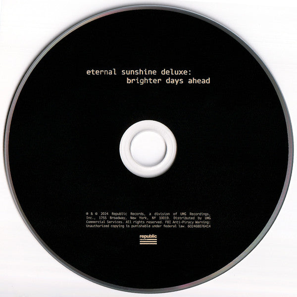 Ariana Grande : Eternal Sunshine Deluxe: Brighter Days Ahead (CD, Album, Dlx, Sig)