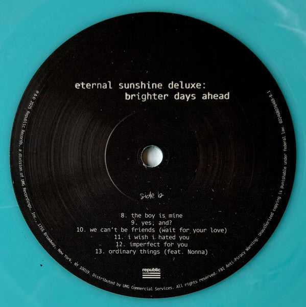 Ariana Grande : Eternal Sunshine Deluxe: Brighter Days Ahead (2xLP, Album, Dlx, Tur)