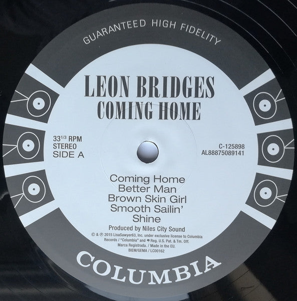 Leon Bridges Coming Home レオン レコード LP Amazon.com: Coming Home: CDs & Vinyl