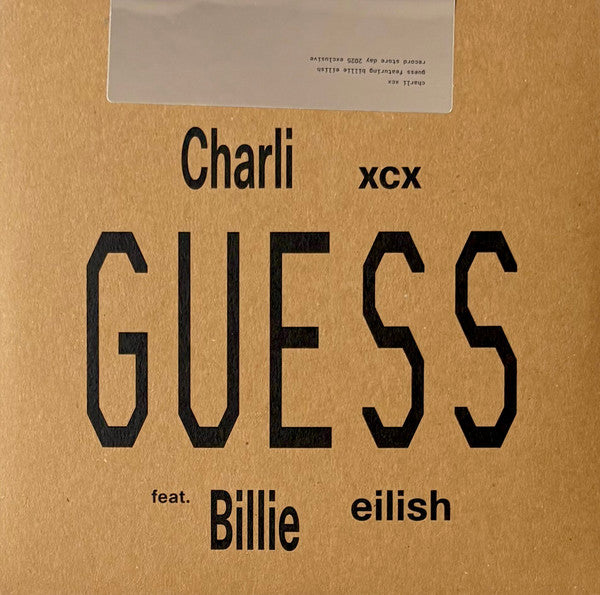 Charli XCX Feat. Billie Eilish : Guess (7", RSD, Single)