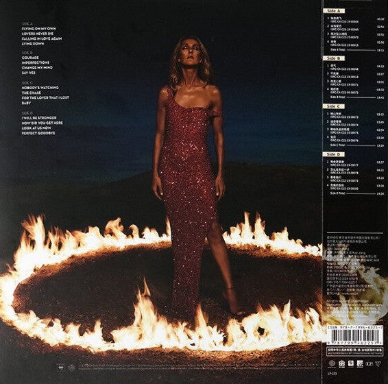 席琳·迪翁* = Celine Dion* : Courage = 勇气 (2xLP, Album, Ltd, Num, RE, Amb)