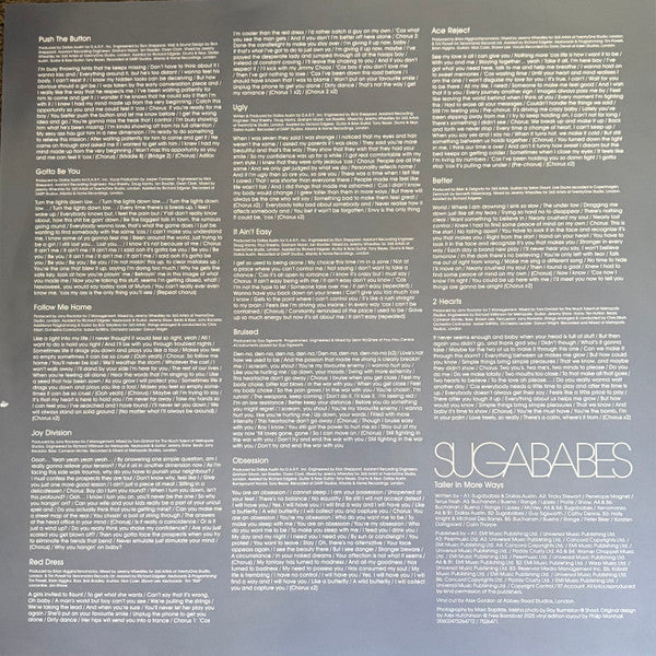 Sugababes : Taller In More Ways (LP, RSD, Ltd, Pin)