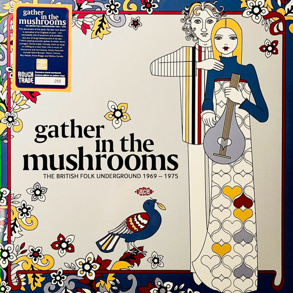 Various : Gather In The Mushrooms (The British Folk Underground 1969 - 1975) (2xLP, Comp, Ltd, Num, Yel)