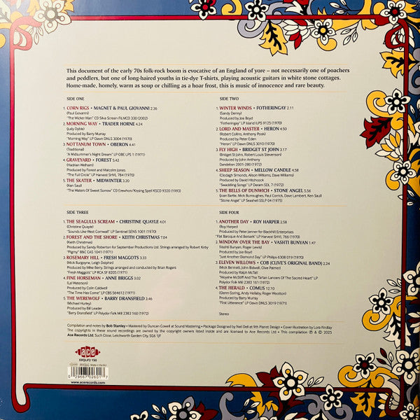 Various : Gather In The Mushrooms (The British Folk Underground 1969 - 1975) (2xLP, Comp, Ltd, Num, Yel)