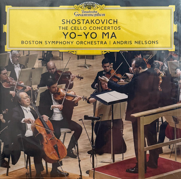Shostakovich*, Yo-Yo Ma, Boston Symphony Orchestra, Andris Nelsons : The Cello Concertos (2xLP, Album, Gat)