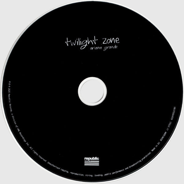 Ariana Grande : Twilight Zone (CD, Single, Ltd)