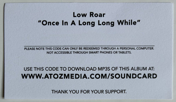 Low Roar : Once in a Long, Long While... (2xLP, RE, Blu)