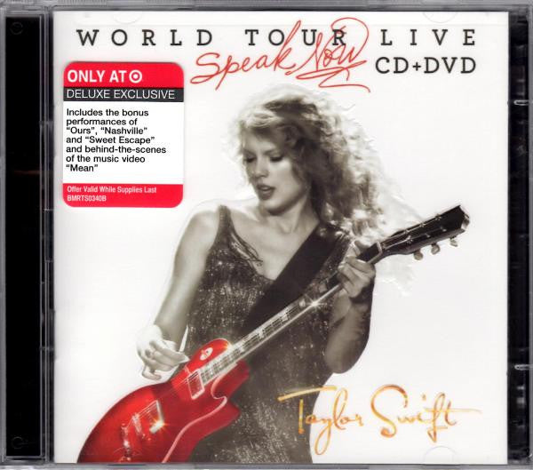 Taylor Swift : Speak Now World Tour Live CD+DVD (DVD, Multichannel, NTSC + CD, Album + Dlx, Tar)