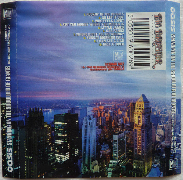 Oasis (2) : Standing On The Shoulder Of Giants (MD, Album)