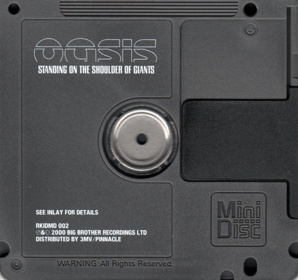Oasis (2) : Standing On The Shoulder Of Giants (MD, Album)