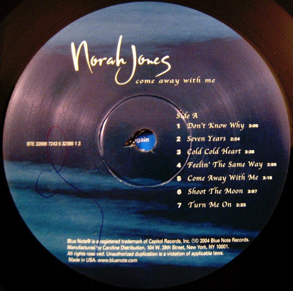 Norah Jones : Come Away With Me (LP, Album, RE)