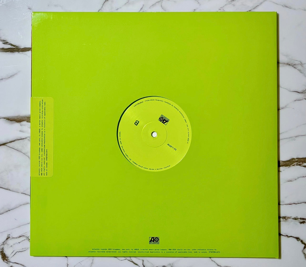 Charli XCX – Brat (Limited Edition Signed Black Vinyl)