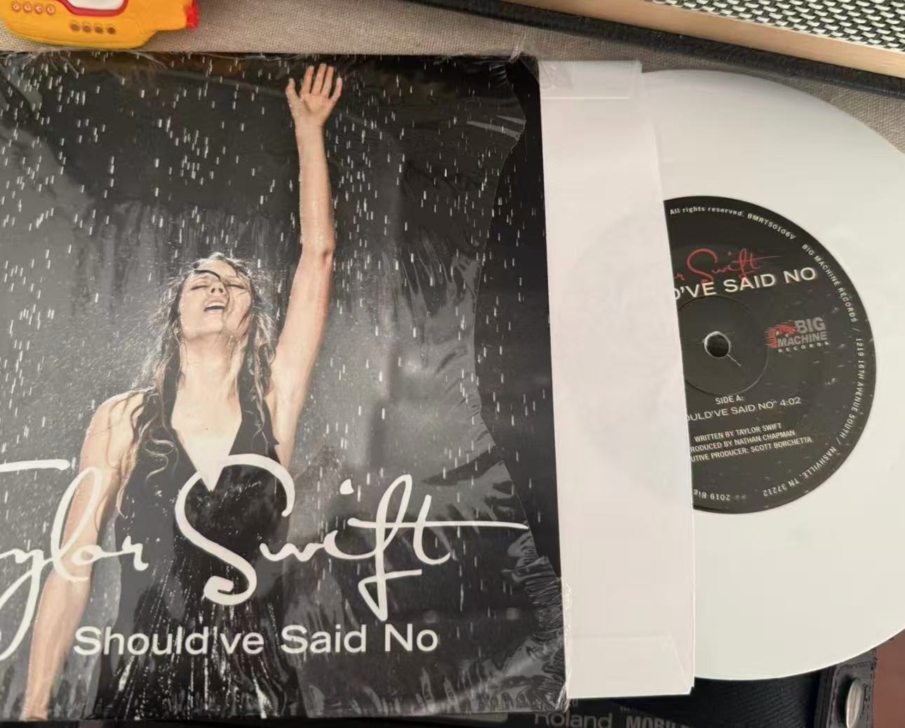 Taylor Swift Should've Said No 7" White Vinyl Limited Edition 1145/4000 Read Desc