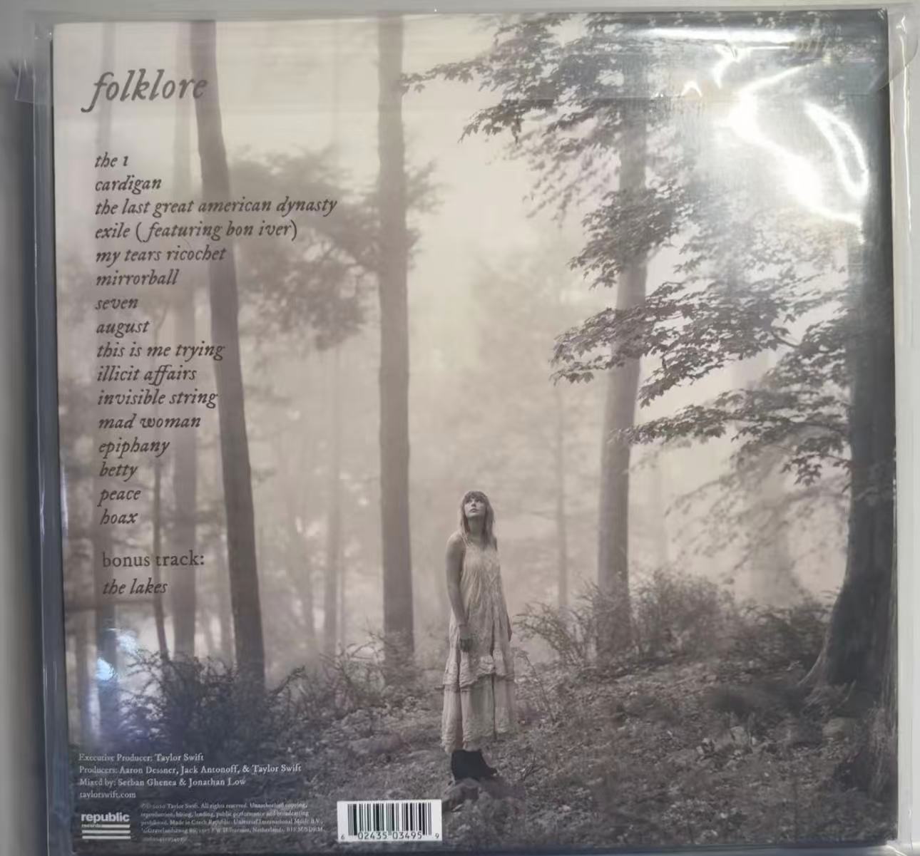 Taylor Swift folklore "Eight Treasures" Vinyl (8th Cover) Opaque Edition Open Box Read Desc