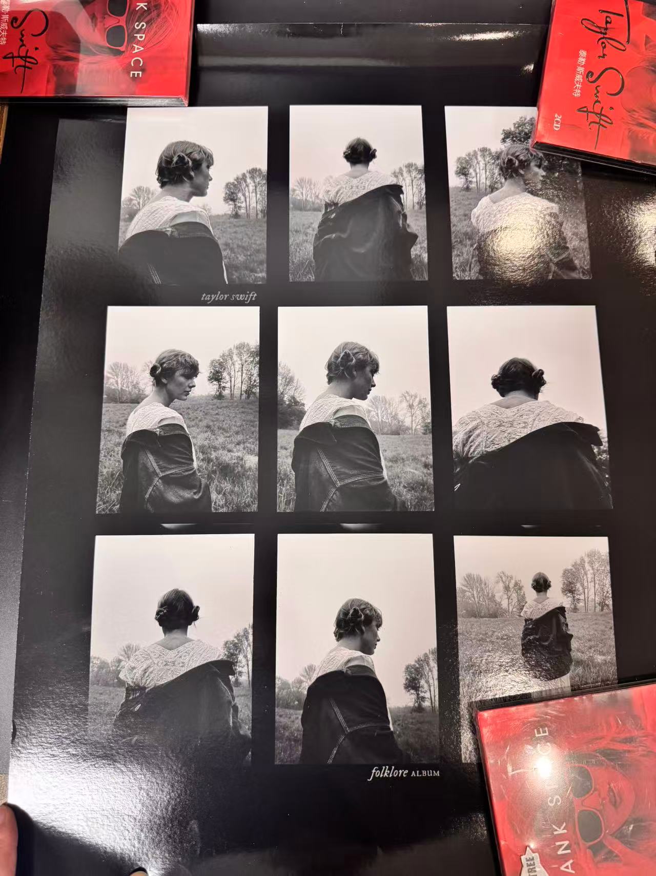 Taylor Swift Folklore Official 9-Panel Poster Set Collage Wall Art
