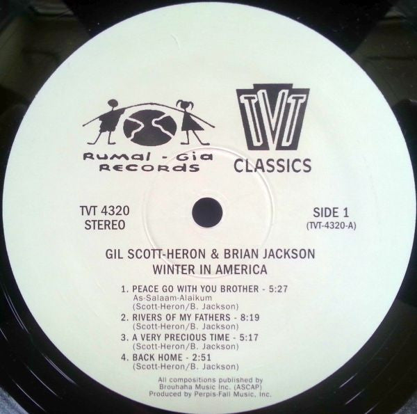 Gil Scott-Heron & Brian Jackson : Winter In America (LP, Album, RE, RM, 180)