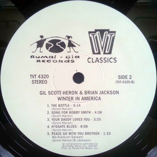 Gil Scott-Heron & Brian Jackson : Winter In America (LP, Album, RE, RM, 180)