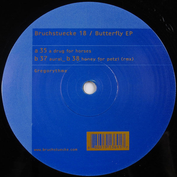 Gregorythme : Butterfly EP (12", EP)