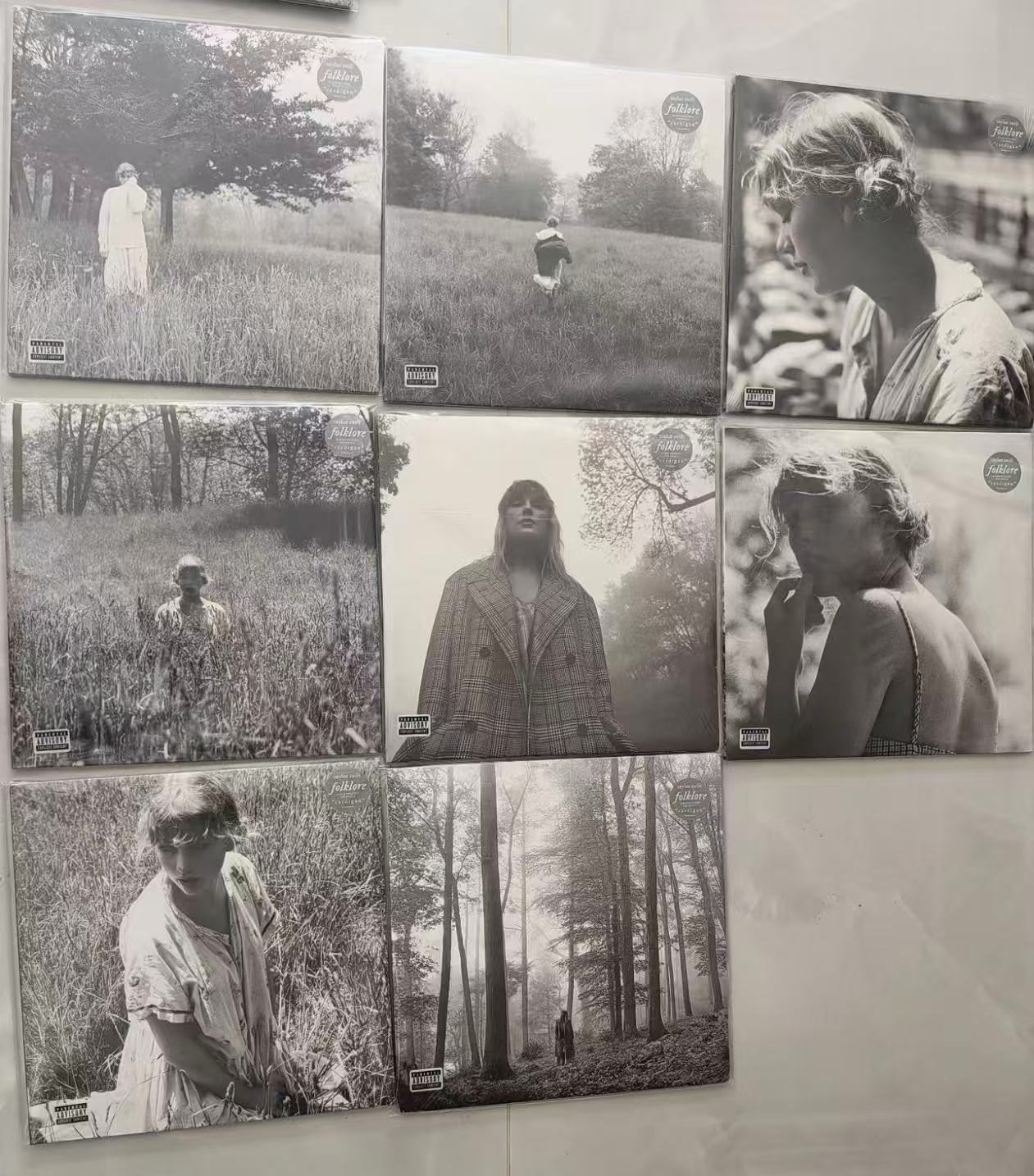 Taylor Swift – Folklore (Complete 8-Cover “Eight Treasures” Set) US First-Week Pressing | Brand New & Unopened