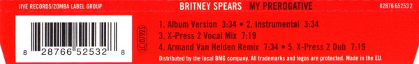 Britney Spears : My Prerogative (CD, Maxi)