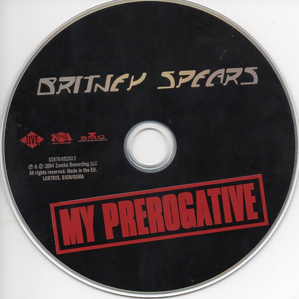 Britney Spears : My Prerogative (CD, Maxi)