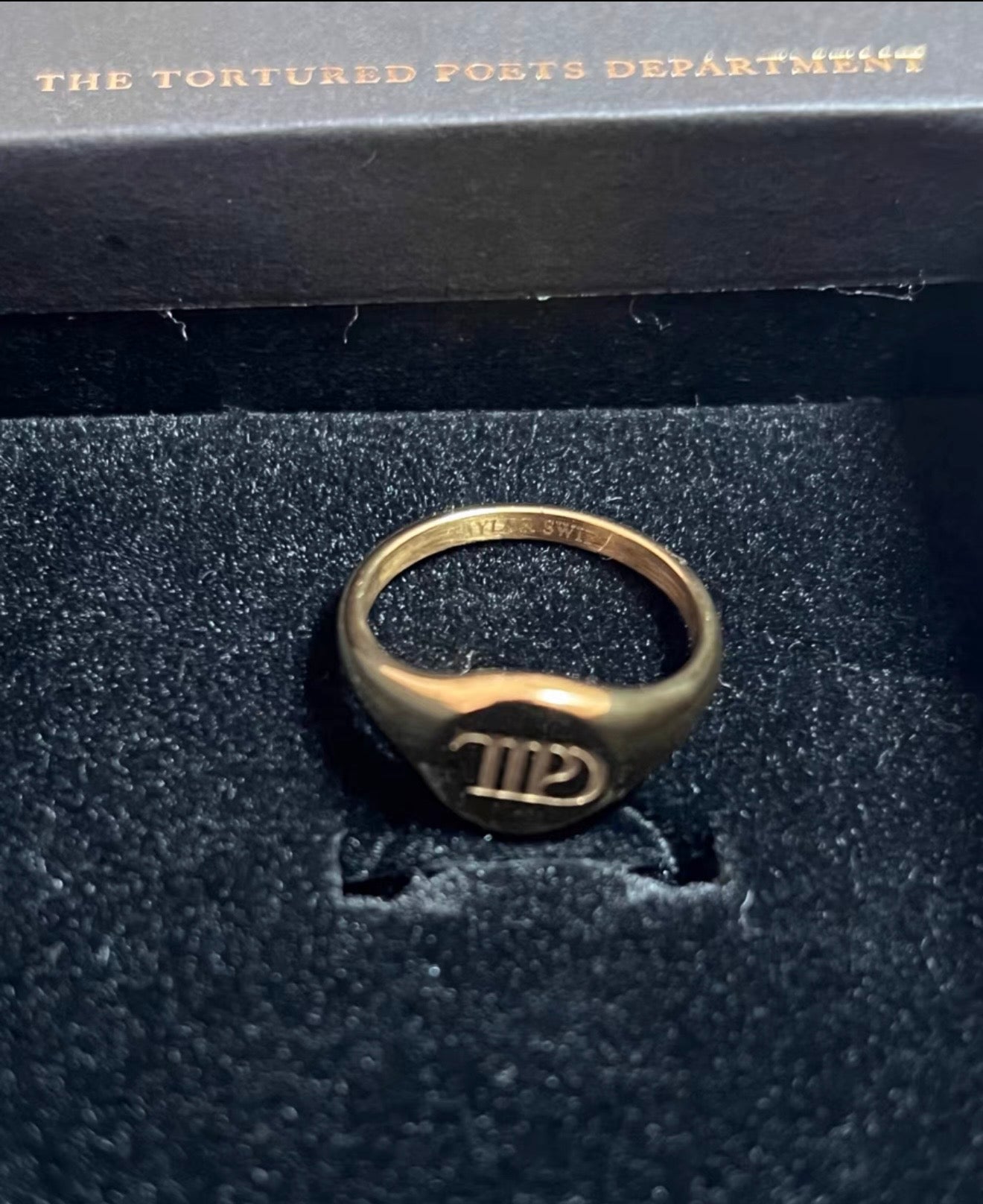Taylor Swift TTPD Official Ring Size 8 Authentic Merch - Read Desc