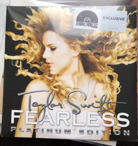 Taylor Swift - Fearless (Platinum Edition) RSD 2010 Metallic Gold Vinyl LP, Sealed