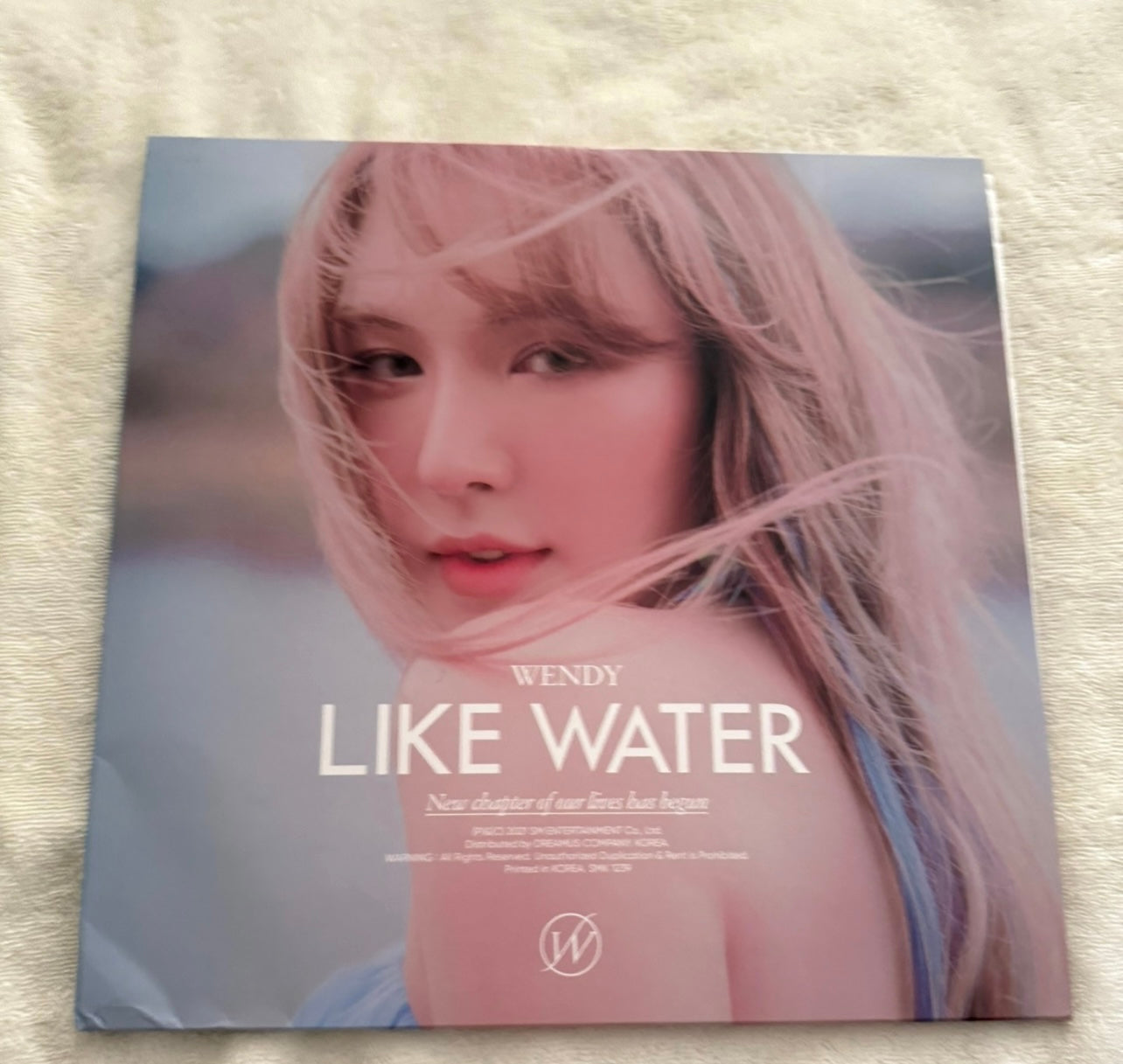 Wendy Like Water clear vinyl LP (opened)
